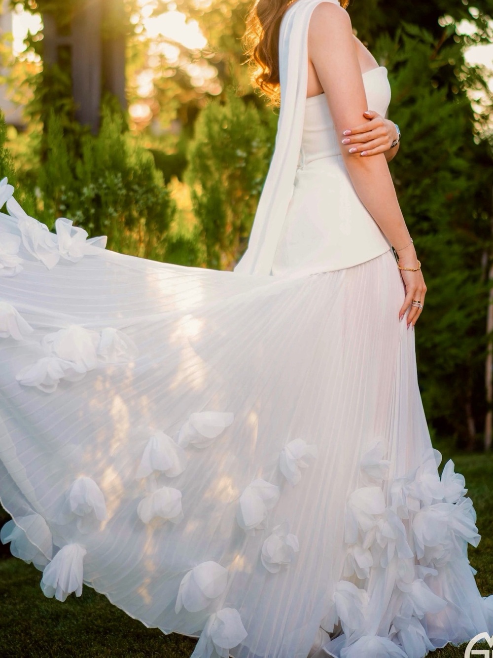 Babyboo Seraphina Gown Ivory - Size S + Scarf